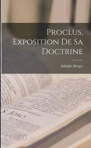 proclus exposition doctrine classic reprint PDF