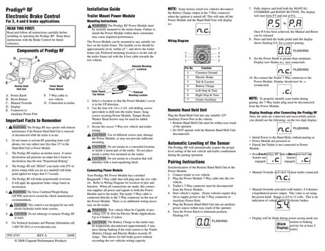 prodigy brake controller instructions Epub