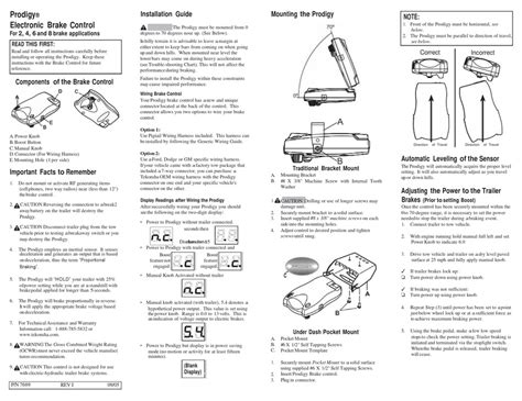 prodigy p2 trailer brake controller manual Epub
