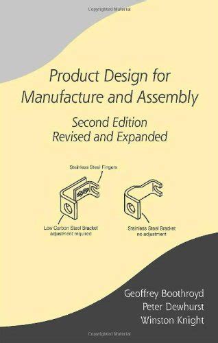 product design for manufacture and assembly revised and expanded Doc