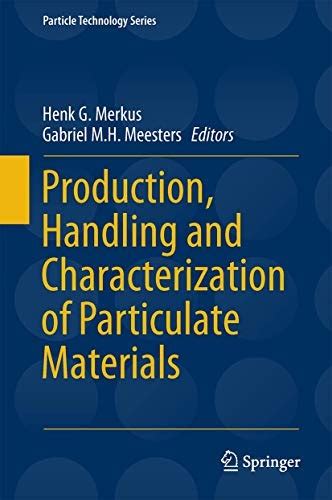 production characterization particulate materials technology Kindle Editon