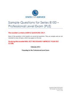 professional level entry exam 8100 pdf PDF