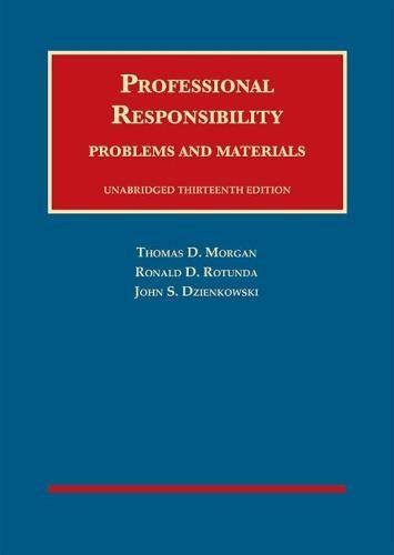 professional responsibility problems of Kindle Editon