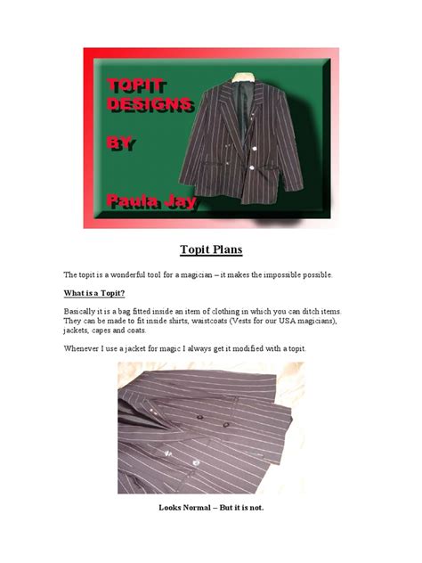 professional topit pattern pdf Doc