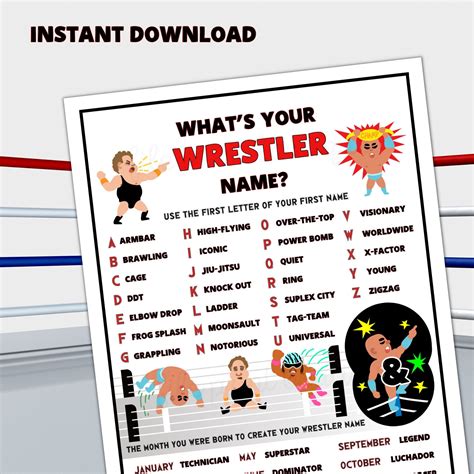 professional wrestler name generator