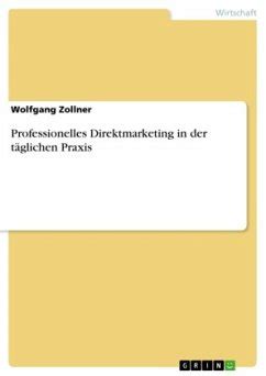 professionelles direktmarketing t glichen wolfgang zollner ebook Epub