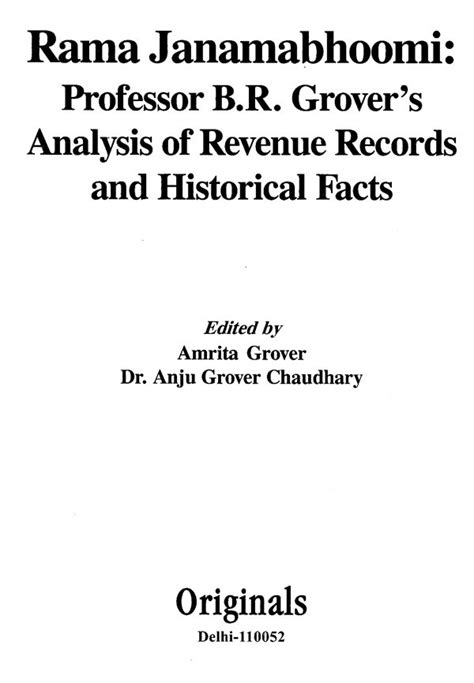 professor groverss analysis revenue historical Reader