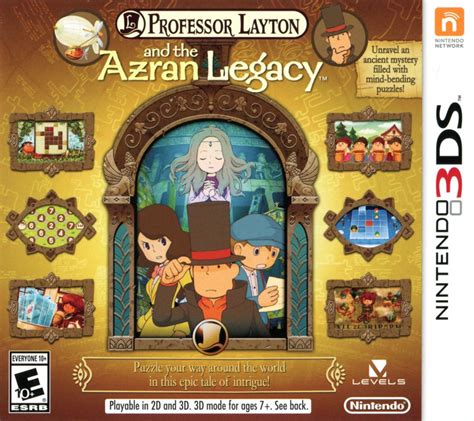 professor layton and the azran legacy 3ds