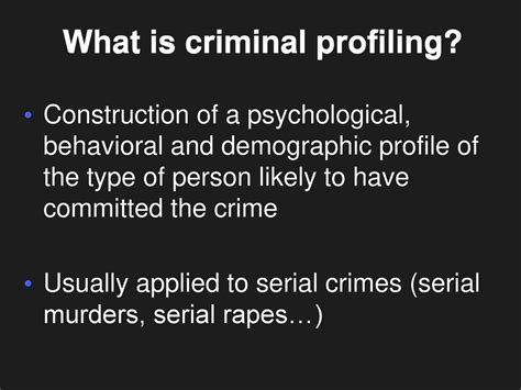 profiling and serial crime profiling and serial crime Epub