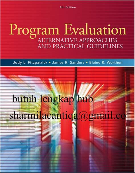 program evaluation alternative approaches and practical guidelines 4th edition Doc