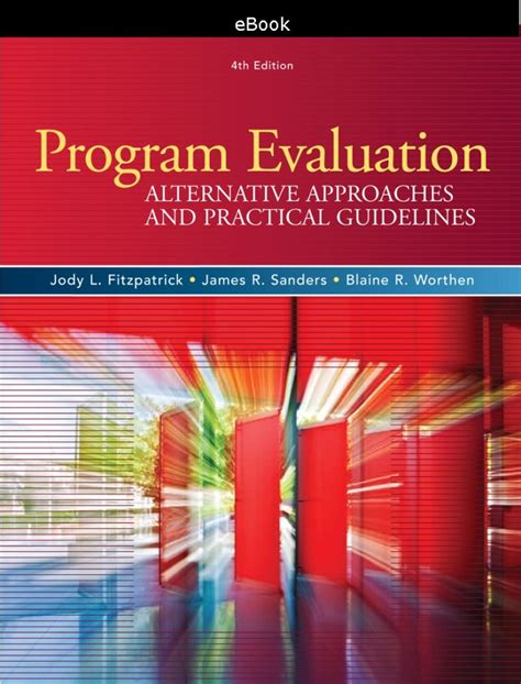 program evaluation alternative approaches guidelines Reader
