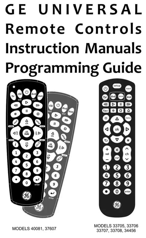 program instructions for ge universal remote pdf Epub