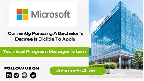 program manager internship