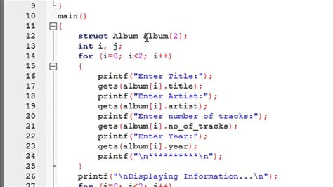 programmes and data structures in c PDF