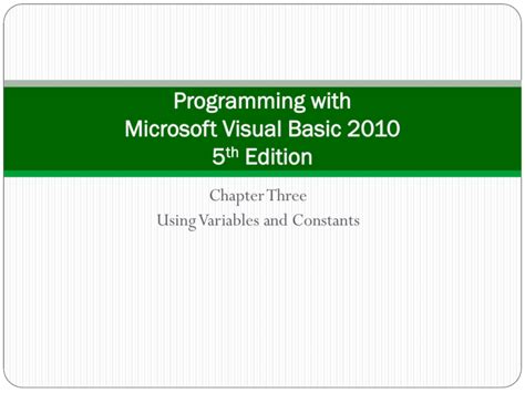 programming in visual basic 2010 Doc