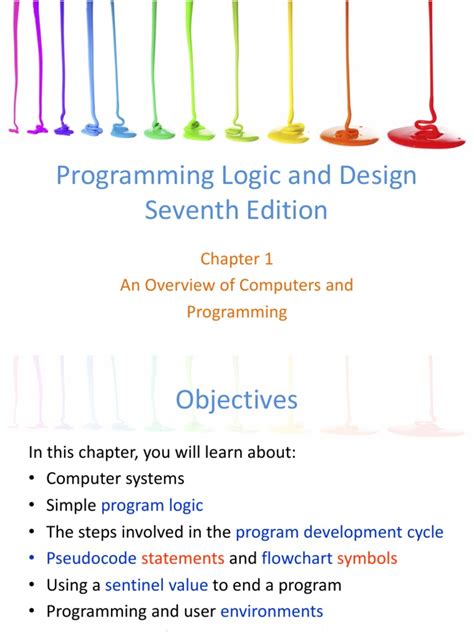 programming logic design seventh edition answer Reader