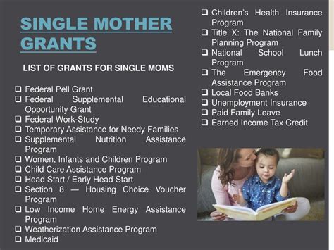 programs for single moms