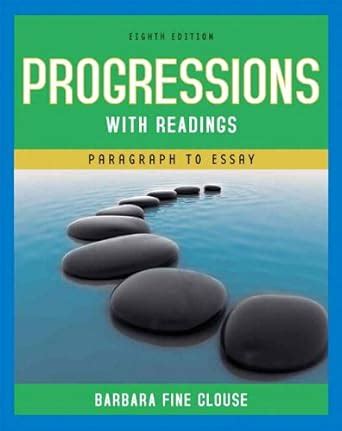 progressions with readings from paragraph to essay 8th edition Doc