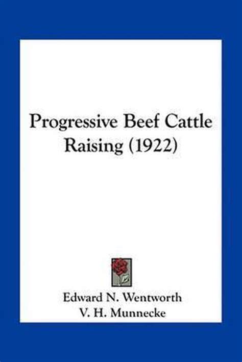 progressive cattle raising edward wentworth PDF