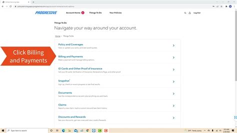 progressive insurance bill pay