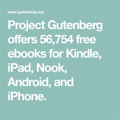 project gutenberg ipad Reader