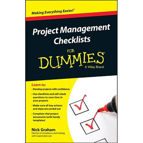 project management checklists for dummies Epub