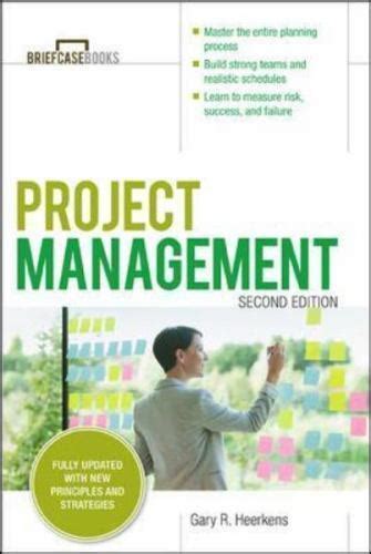 project management second edition briefcase books series Doc