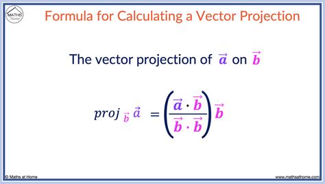 projection vector calculator