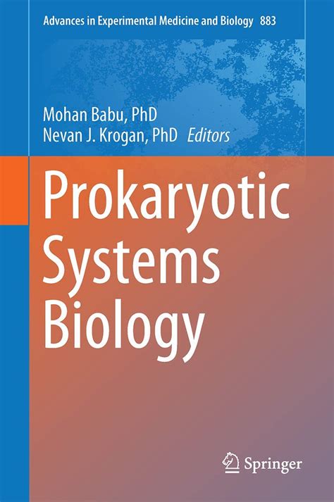 prokaryotic systems advances experimental medicine PDF