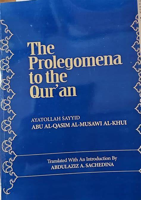 prolegomena to the quran Epub