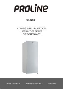 proline freezer manual cf6 37p Reader