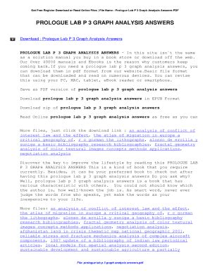 prologue lab p 3 graph analysis answers Doc