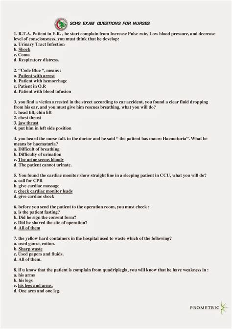 prometric pharmacy exam paper PDF