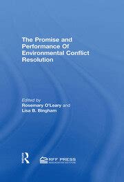 promise and performance of environmental conflict resolution Epub