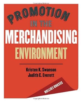 promotion in the merchandising environment 2nd edition Ebook Doc