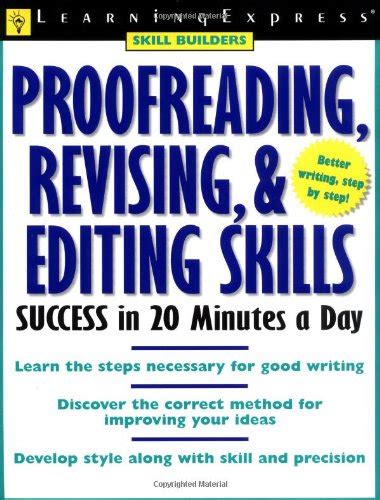 proofreading revising and editing success skill builders Kindle Editon