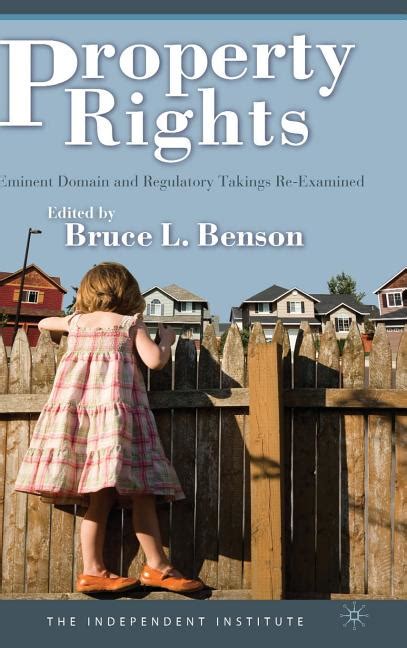 property rights eminent domain and regulatory takings re examined Reader