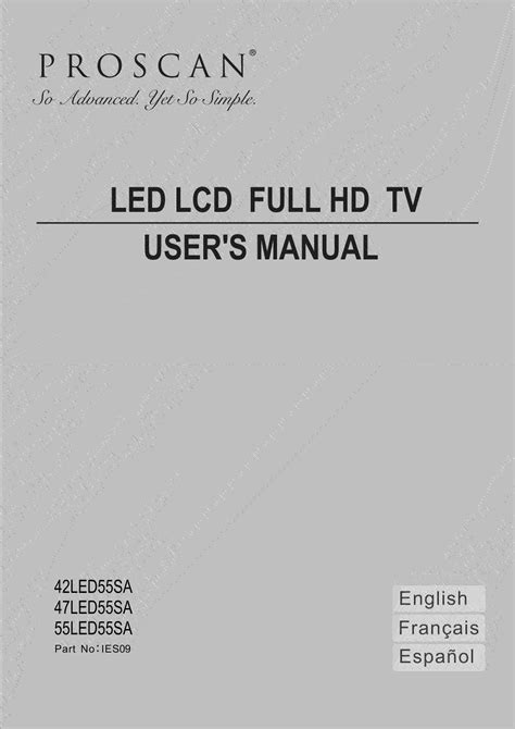 proscan manual user guide Doc