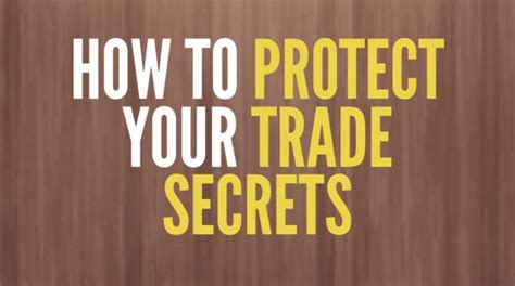 protect your trade secrets Epub