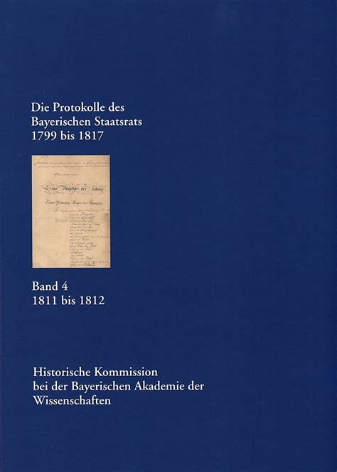 protokolle bayerischen staatsrats 1799 1817 Kindle Editon