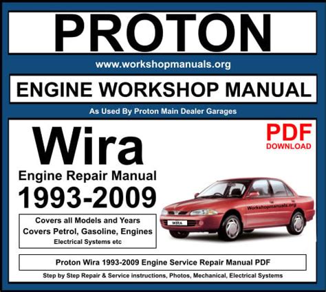 proton wira service manual Kindle Editon