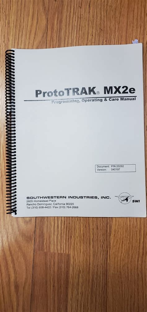 prototrak mx2 pdf manual Doc
