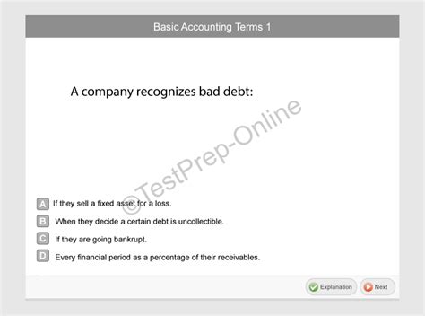 proveit accounting terminology advanced test answers PDF