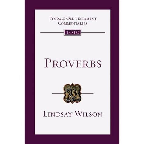 proverbs tyndale old testament commentaries Reader