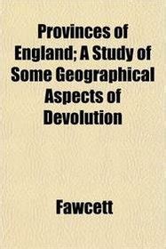 provinces england geographical aspects devolution Kindle Editon