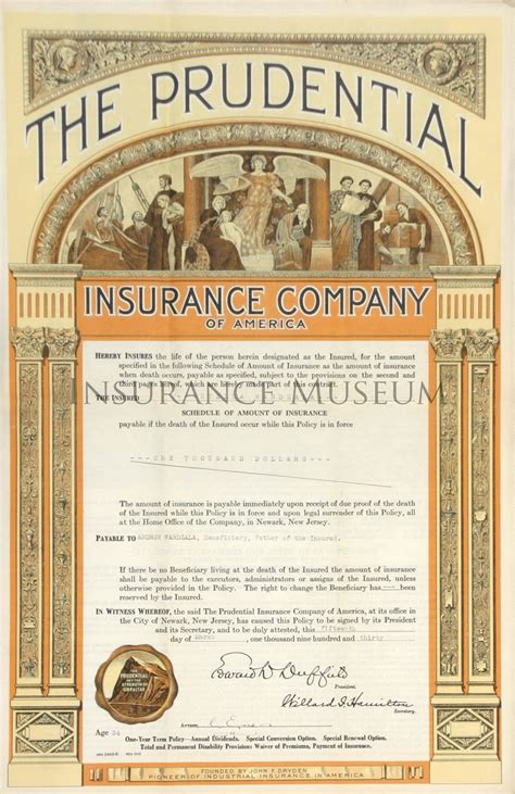 prudential insurance company of america