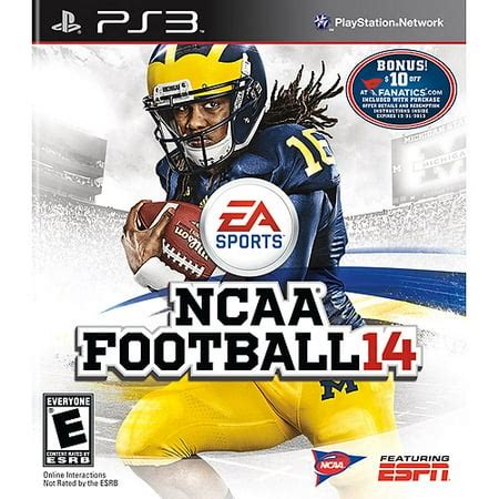 ps3 with ncaa 14