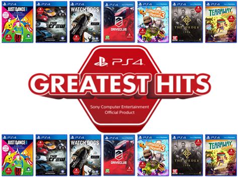 ps4 greatest hits games