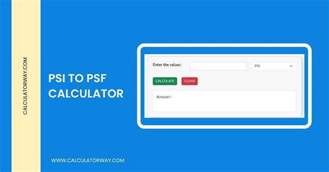 psf calculator