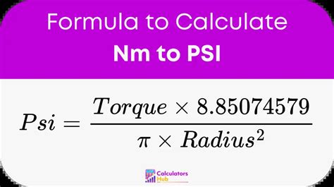 psi in nm
